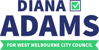 Diana Adams for West Melbourne City Council Logo